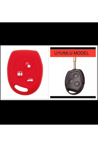 Fiesta Mondeo Focus Transit Fusion Silikon Anahtar Koruma Kılıfı