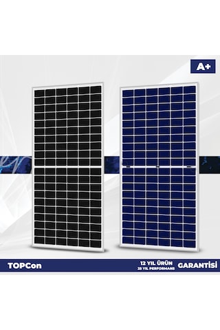 Alfa Solar 625w Güneş Paneli Topcon Bifacial Çift Cam