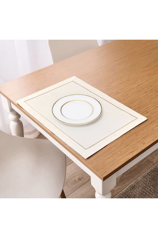 Evidea Soft Farsund 2'li Amerikan Servis - Beyaz - 35x50 Cm Beyaz