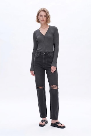 Banny Jeans Kadın Dizi Yırtık Jean Pantolon Siyah 001 Siyah 27