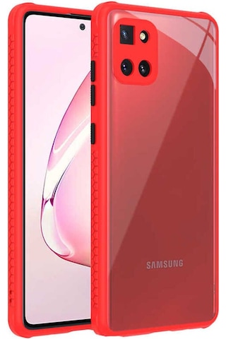 Samsung Uyumlu Galaxy A81 Note 10 Lite Kılıf Zore Kaff Kapak Kırmızı