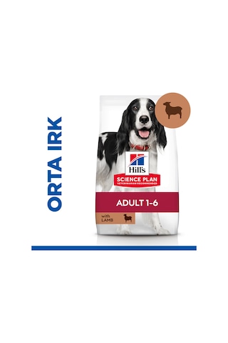 Hill's Hills Orta Irk Kuzu Etli Yetişkin Köpek Maması 12+2 Kg