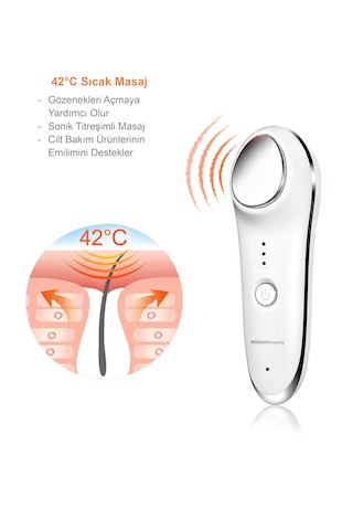 Touchbeauty Tb1389 Sıcak Ve Soğuk Yüz Masaj Ve Cilt Bakım Cihazı
