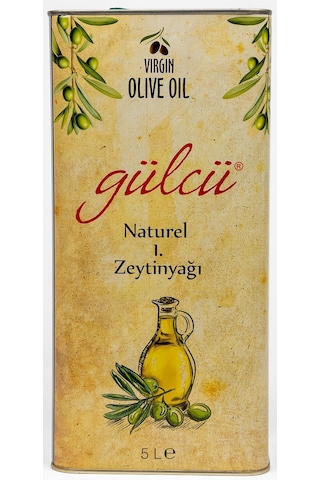 Gülcü Naturel Birinci Zeytinyağı Teneke 5 L