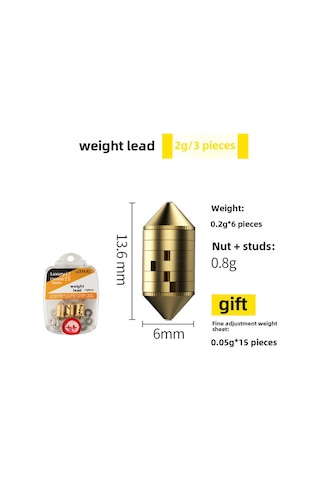 Mufunye Hızlı Ayar Özelliği İle Olçülü Ağırlık 2.0g , İki Kollü Kayışlı, Misina Zarar Vermeyen, 3 Adet Kutulu Balıkçılık Aksesuarı + Mikro Ayar Yastığı Hediyesi