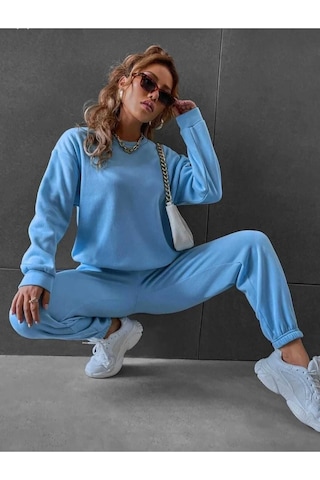 Kozia Outdoors Alt Üst Takımı Jugger Sweatshirt Bebe Mavi