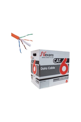 Nexans Cat6 305M 23Awg Utp %100 Bakır Lszh Halogen Free Kablo Nexans Cat6 305M 23Awg Utp %100 Bakır Lszh Halogen Free Kablo