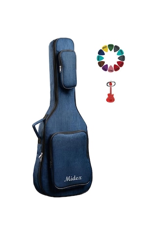 Midex Cs-89bl Özel Tasarım Softcase Klasik Gitar Çantası Gigbag Kılıf 101 Cm