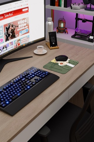 Noragami Kaymaz Dikişli Kauçuk Oyuncu Mousepad V5 - 22x18 Gaming Mouse Pad Fare Altlığı