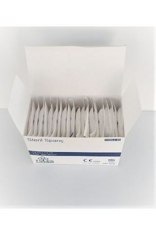 Steril Spanç-Gazlı Bez 7.5X7.5 Cm -4 Kat. 5 Li 20 Paket