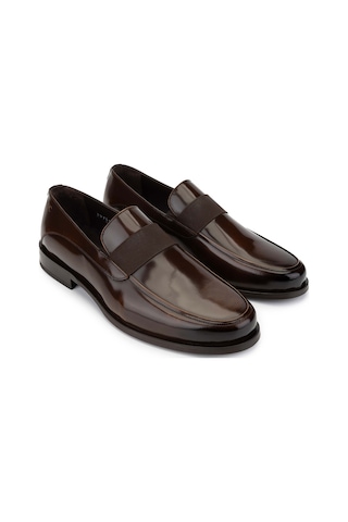 Tamer Tanca Erkek Hakiki Deri Kahverengi Loafer Ayakkabı 183 29755 Erk Ayk Sk24-25 Kahve 1195 Kahverengi