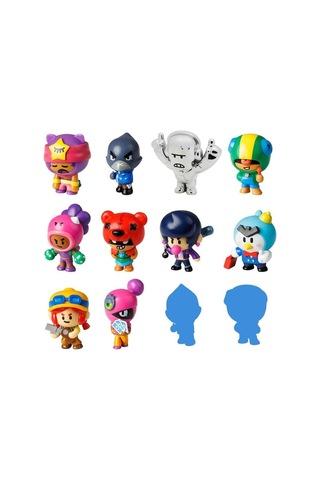 Brawl Stars 12'li Mini Figür Paketi 2 Resmi Lisanslı
