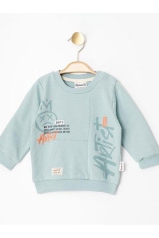 Erkek Çocuk Cep Detaylı Eşofman Takım-14228 Mavi