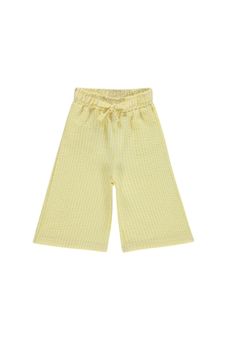 Civil Baby Çizgi Empirmeli 6-18 Ay Pantolon - Sarı Açık Sarı