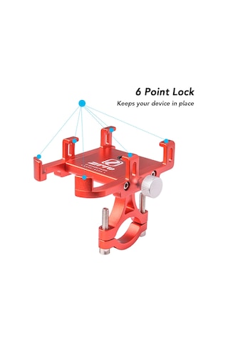 Yifomall Z83 Siyah Cnc Alüminyum Bisiklet Telefon Tutucu - 360 Döner, 50-90mm Ayarı, 20-32mm Sapka Uyumlu, Dayanıklı Bisiklet Navigasyon Aksesuarı