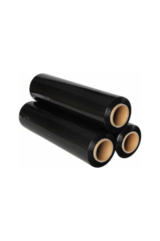 Siyah Palet Streç 23 Micron 300 Metre 3 Adet