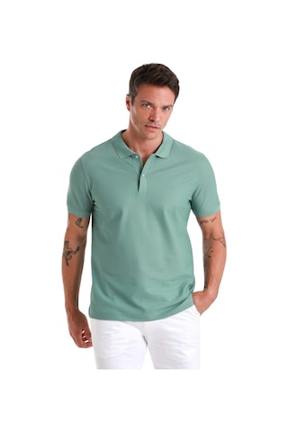 Hatemoğlu Yeşil Regular Fit Merserize Polo Yaka Pamuklu Tişört 35362024c021 Yşş Yeşil