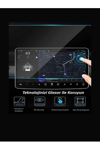 Kia Yeni Sportage 12.3 Inç Navigasyon Uyumlu 9h Nano Anti-broken Ekran Koruyucu