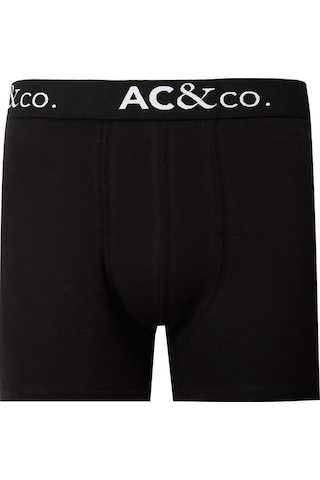 Ac&Co / Altınyıldız Classics Erkek Siyah Pamuklu Esnek 3'Lü Boxer Paketi Siyah