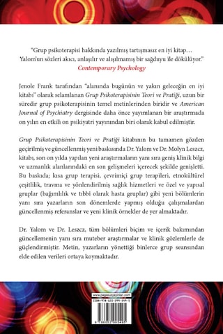 Grup Psikoterapisinin Teori ve - Pratiği