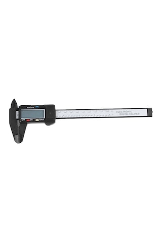 Dijital Kumpas-1 X Mücevher Ölçüm Kumpası 1 X Elektronik Dijital Kumpas-siyah Ve