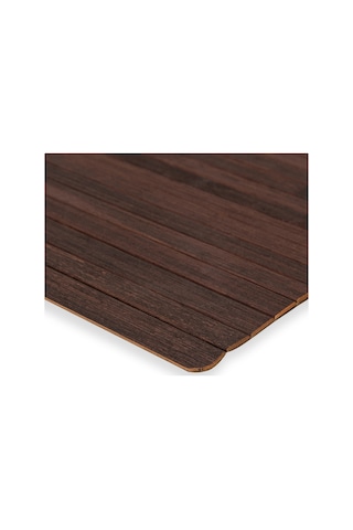 Bambu Çok Amaçlı Kaymaz Tabanlı Paspas Kahverengi