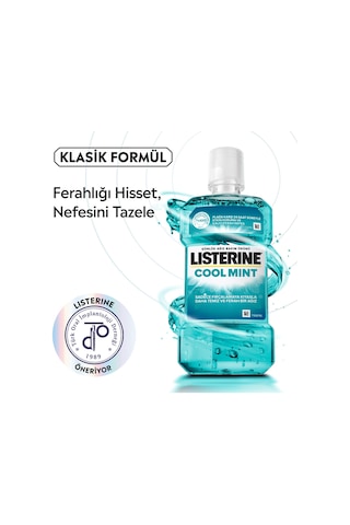 Listerine Cool Mint Ağız Bakım Suyu 500 ml + 250 ml