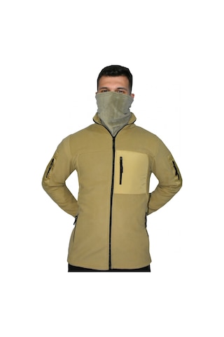 Mysia Outdoor Bej Soft Shell Taktik Polar Mont Avcı 7 Cep Çok Renkli