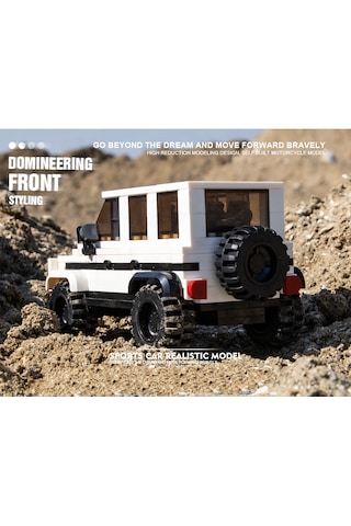 Teknik Mercedes G63 Brabus Arabası Mercedes G Kasa Araba Yapı Blok Oyuncak Araba-265 Parça