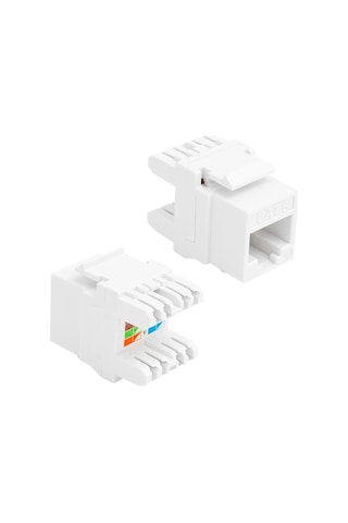 Rj45 Cat6 Şase 180 Derece Keystone Jack