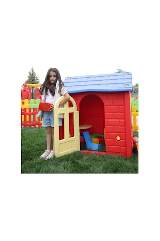 King Kids Tek Kapılı Oyun Evi Kırmızı