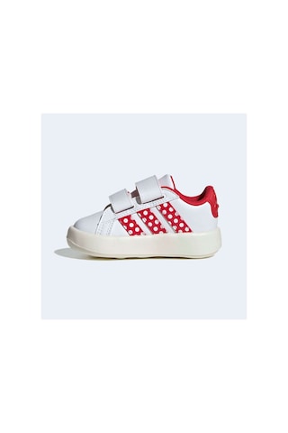 Adidas Grand Court Minnie Cf I Bebek Sneaker Kı9528 Beyaz / Pure Ruby / Kırık Beya