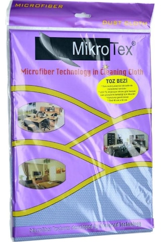 Mikrotex Mikrofiber Toz Bezi 6 Adet Lila 40 x 50 CM