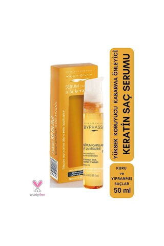 Byphasse Yüksek Koruyucu ve Kabarma Önleyici Keratin Saç Serumu 50 ML