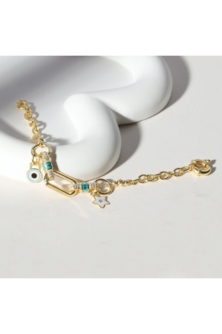 Shine Bileklik 718545 Gold Gümüş