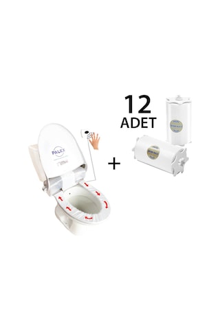 Palex Sensörlü Hijyenik Klozet Kapağı + 12 Adet Yedek Rulo