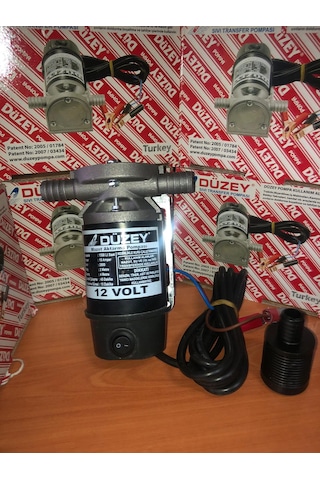 Düzey Mazot Aktarma Transfer Pompasi 12 Volt Ücretsiz