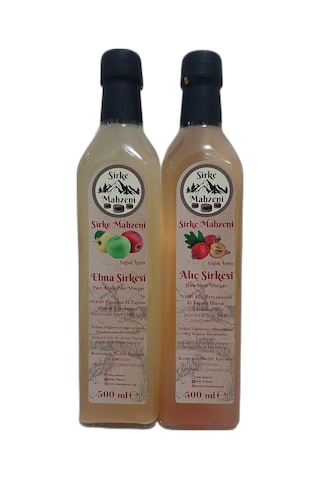 Sirke Mahzeni Elma + Alıç Sirkesi 2 x 500 ML Sirke Mahzeni Elma + Alıç Sirkesi 2 x 500 ML