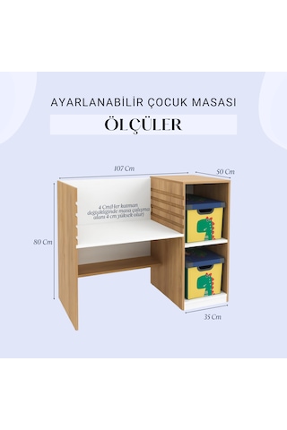 Ayarlanabilir Çalışma Masası %100 Mdf Kaliteyle Tasarlandı