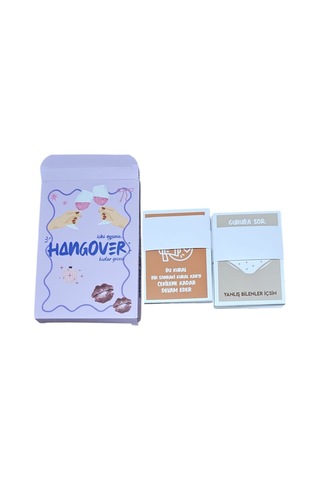 Hangover Kızlar Gecesi Mini İçki Oyunu 45 Kartlık Eğlenceli Parti Seti