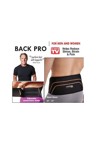 Coppet Fit Back Pro Bel Korsesi Fitness Kemer