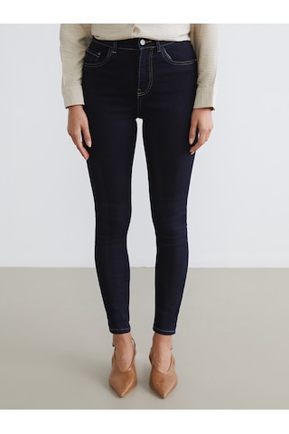 Lcw Comfort İndigo Süper Skinny Fit Kadın Jean Pantolon