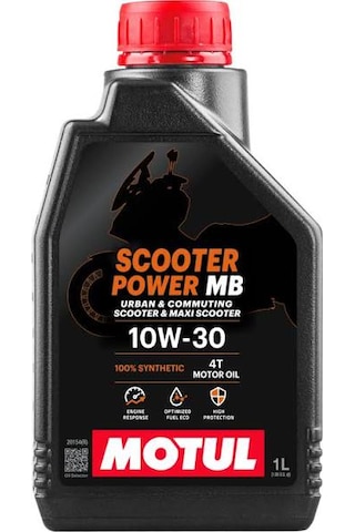 Motul Scooter Power 10w-30 Mb Motosiklet Yağı 1 Litre 12 Adet