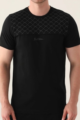 Arnetta 3010 Kısa Kol Erkek Pijama Takım Siyah