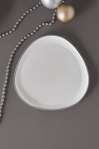 Karaca Agata Opal Cam Pasta Tabağı 20 Cm