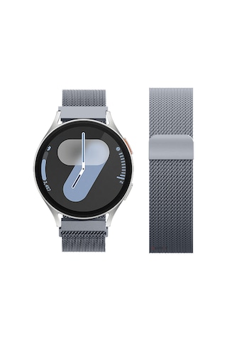 Samsung Galaxy Watch 4 5 6 7 Seri 40 42 43 44 46 47mm Uyumlu Manyetik Milanese Loop Metal Kordon