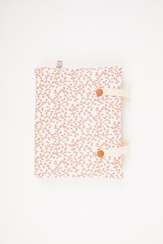 Kitap Kılıfı Ve Defter Kılıfı A5 Uyumlu Fermuarlı Kalem Cepli Kumaş Organizer