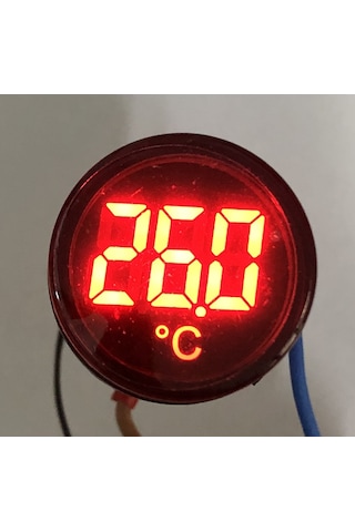 22 Mm Led Termometre
