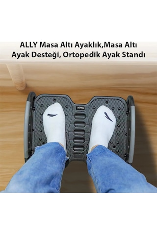 Ally Masa Altı Ayaklık Masa Altı Ayak Desteği Ortopedik Ayak Standı- 5775