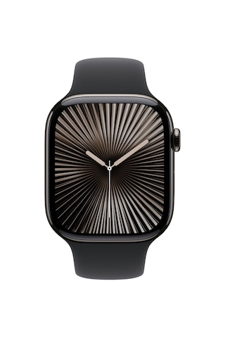 Apple Watch Series 10 GPS + Cellular 46 MM Titanyum Kasa Spor Kordon S/M Akıllı Saat (Apple Türkiye Garantili)